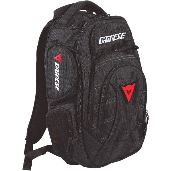 Sac à Dos Moto Fibre De Carbone Rigide – Sac Casque Motocross Étanche Extensible Sport Auto MJ-B01 Noir