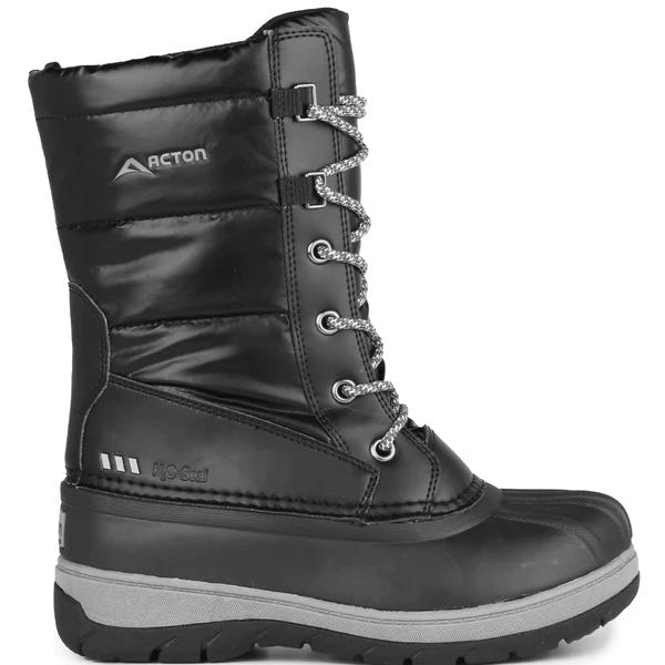 Bottes Femmes Style Oversize - Design Slouchy, Jambe Large, Semelle épaisse Antidérapante - Cuir Synthétique, Fermeture éclair - Look Urbain Tendance - 1