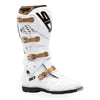 Bottes de Motocross Crossfire 3 Blanc/Bronze, Vue latérale extérieure