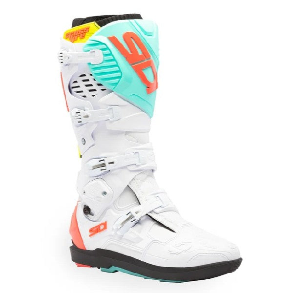 Bottes de Motocross Crossfire 3 SRS Blanc, côté droit