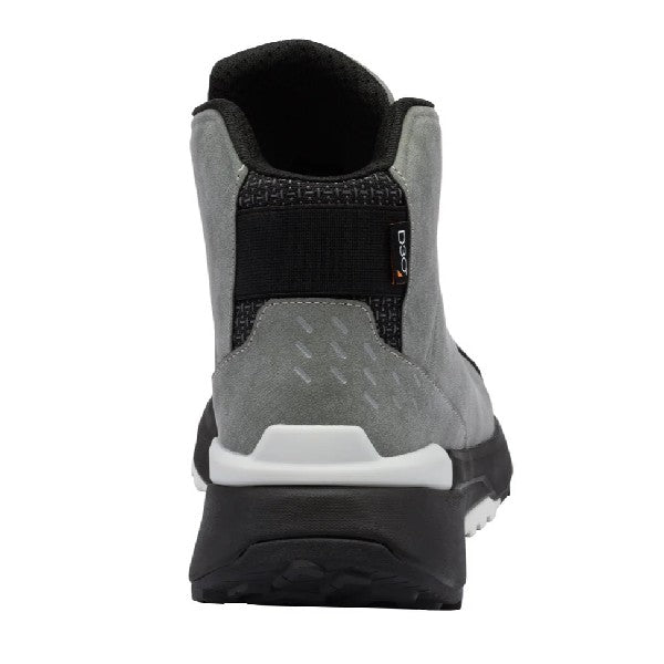 Chaussures de Moto Nucleus Suède WP Vert/Noir de dos