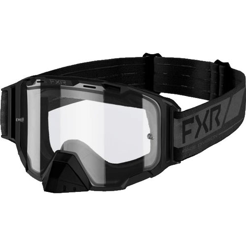 Lunettes de Motocross Maverick Transparentes FXR Noir