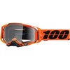 Lunettes de Motocross Armega Lentille Claire 100% Orange/Noir