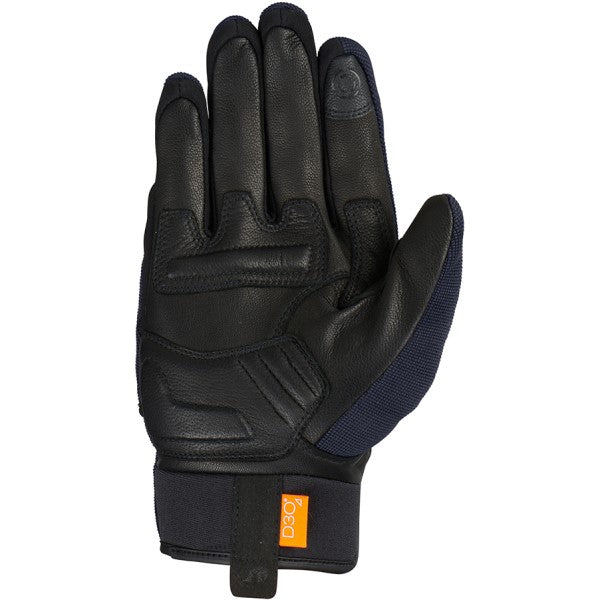 Gants de Moto Jet D30 Bleu Foncé côté paume