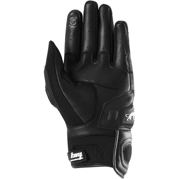 Gants de Moto Waco EVO 2 Noir/Blanc de l'extérieur paire gauche
