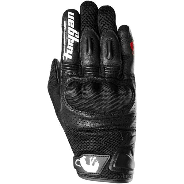 Gants de Moto TD12 EVO Noir de l'extérieur paire droite