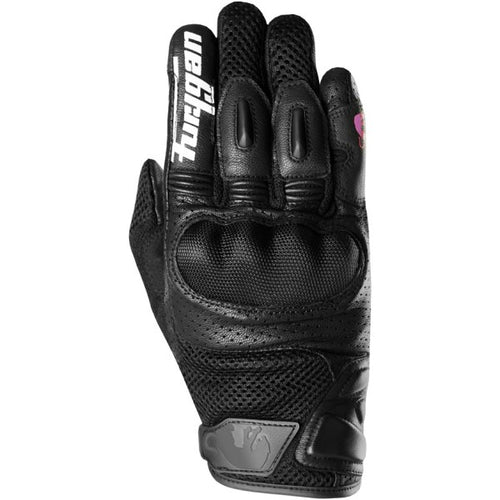 Gants de Moto TD12 EVO Femme Noir de l'extérieur paire de droite