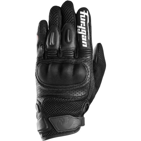 Gants de Moto TD12 EVO Femme Noir de l'extérieur paire de gauche