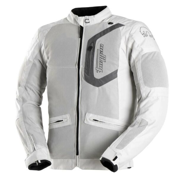 Manteau de Moto Aquilon Ventilé/Furygan/Gris et blanc de profil