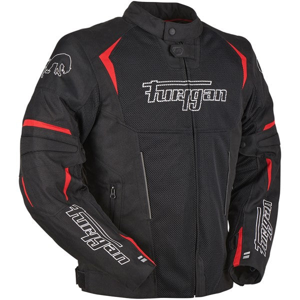 Manteau de Moto Ultra Spark 3-En-1 Noir/Rouge de gauche