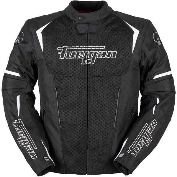 Manteau de Moto Ultra Spark 3-En-1 Noir/Blanc de devant