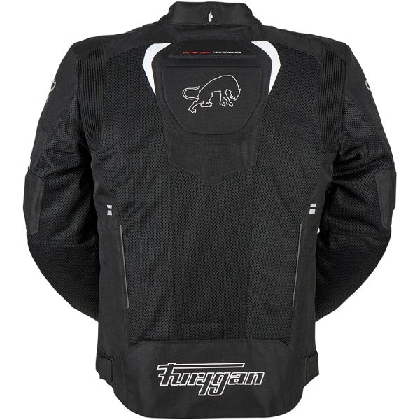 Manteau de Moto Ultra Spark 3-En-1 Noir/Blanc de derrière
