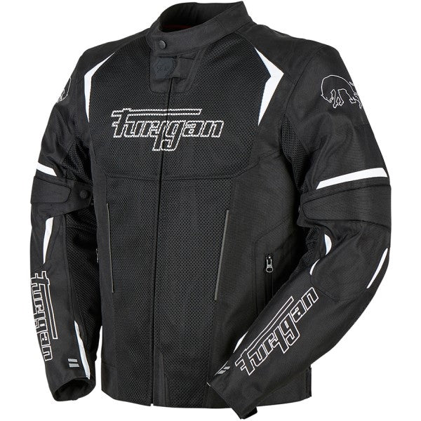 Manteau de Moto Ultra Spark 3-En-1 Noir/Blanc de droite