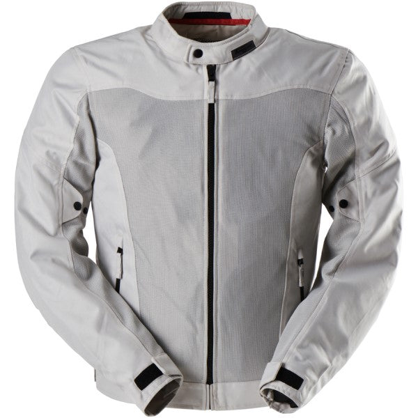 Manteau de Moto Mistral Evo 3 Blanc de face