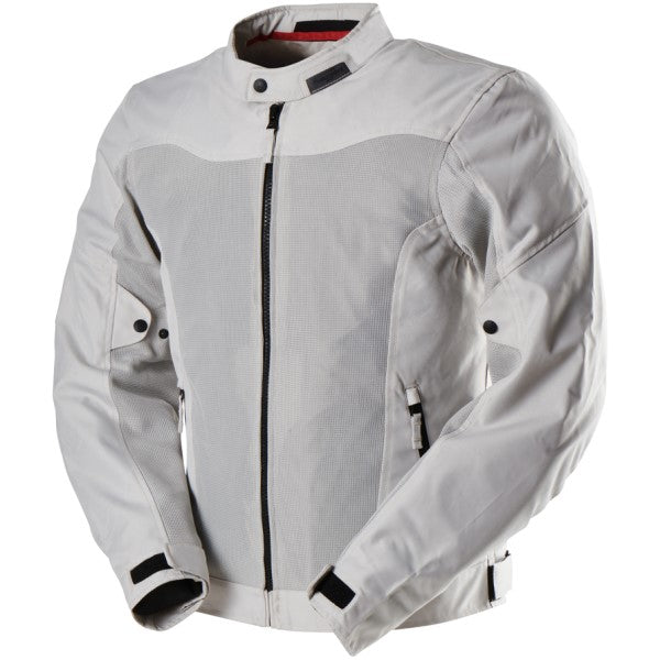 Manteau de Moto Mistral Evo 3 Gris Clair de droite