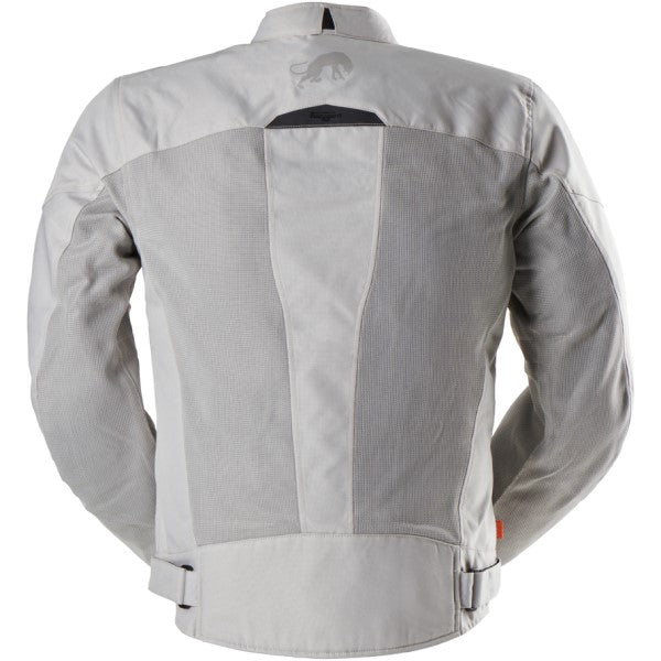 Manteau de Moto Mistral Evo 3 Blanc de dos