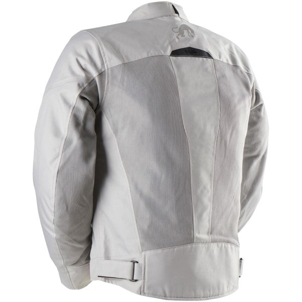 Manteau de Moto Mistral Evo 3 Gris Clair oblique