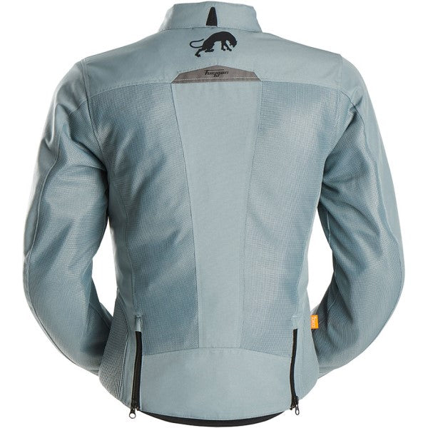 Manteau de Moto Mistral Evo 3 Femme Vert de dos