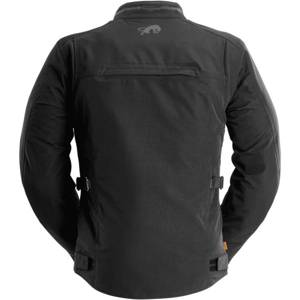 Manteau de Moto Harris Trooper Noir de dos
