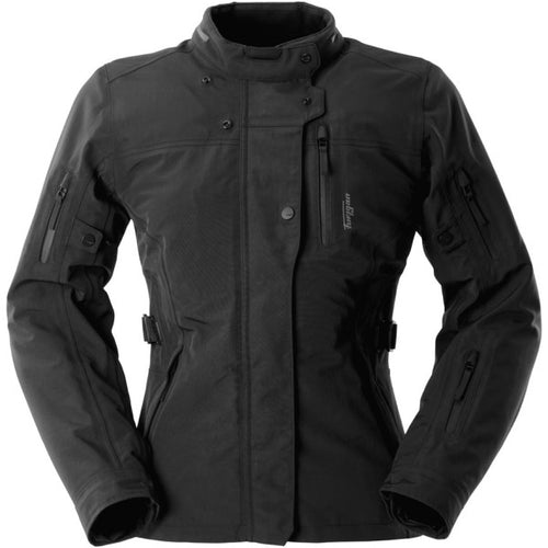 Manteau de Moto Sarah Trooper Femme Noir de face