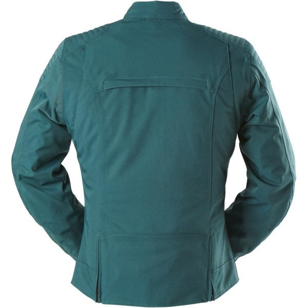 Manteau de Moto Femme Jody Vert côté dos