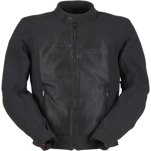 Manteau de Moto Baldo 3 en 1 Noir de face