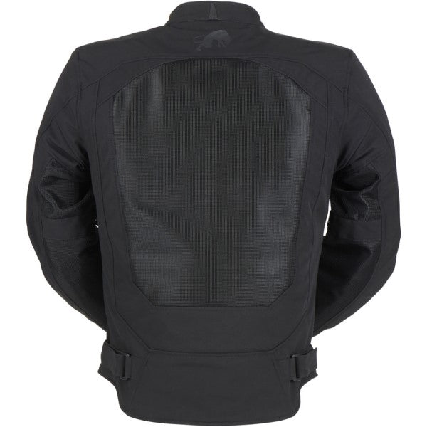 Manteau de Moto Baldo 3 en 1 Noir de dos