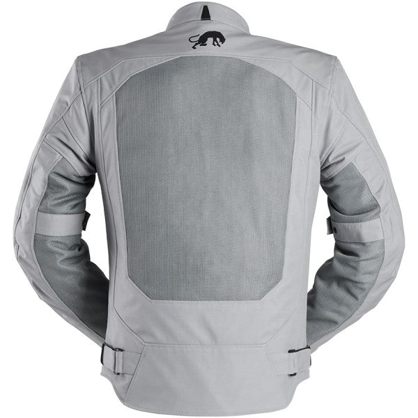 Manteau de Moto Baldo 3 en 1 Gris de dos