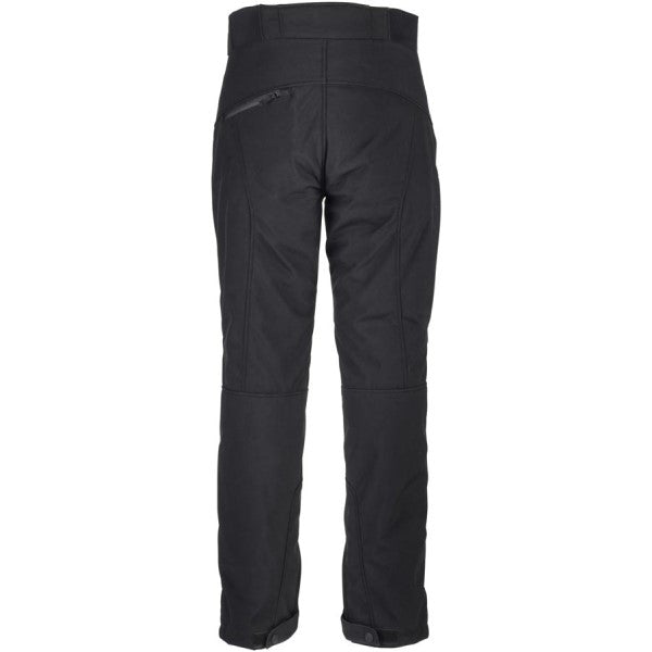 Pantalon de Moto Softshell Noir de dos