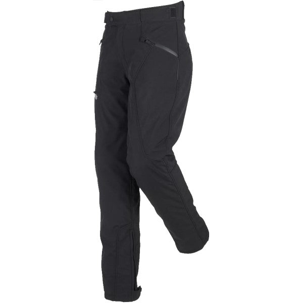 Pantalon de Moto Softshell Noir de droite