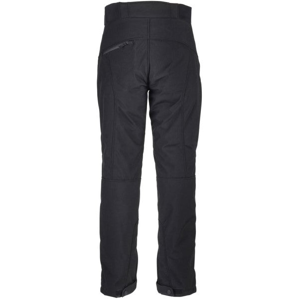 Pantalon de Moto Femme Softshell Noir de derrière