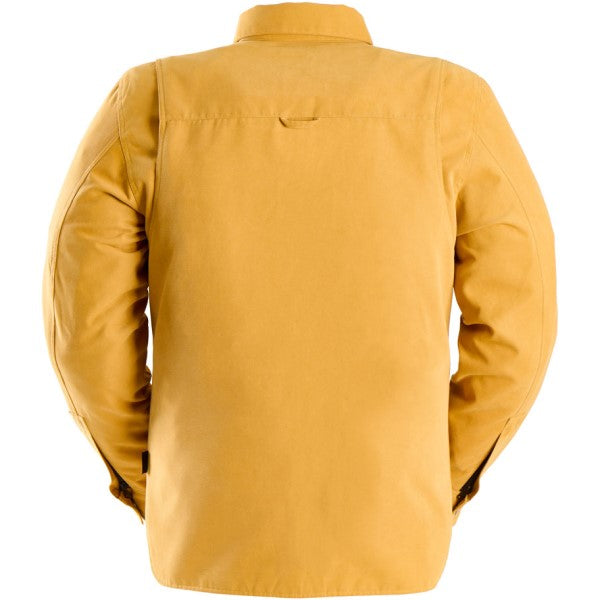 Chemise de Moto Marlon X Kevlar Jaune de dos