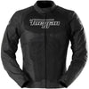 Manteau de Moto WB08 Vented+ Noir/Blanc de face