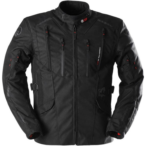 Manteau de Moto Brooks Noir de face