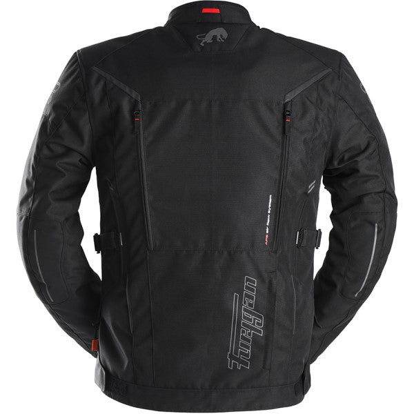 Manteau de Moto Brooks Noir de derrière