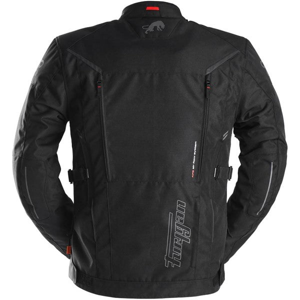 Manteau de Moto Brooks Noir de dos