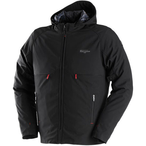 Manteau de Moto Addax Noir côté droit