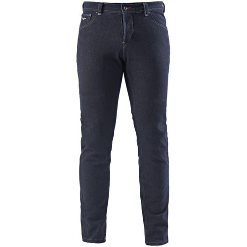 Jean de Moto Tyron X Kevlar Slim Bleu Foncé de face