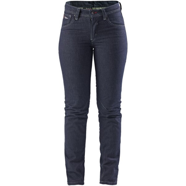 Jean de Moto Nikita X Kevlar Femme Bleu Foncé de face