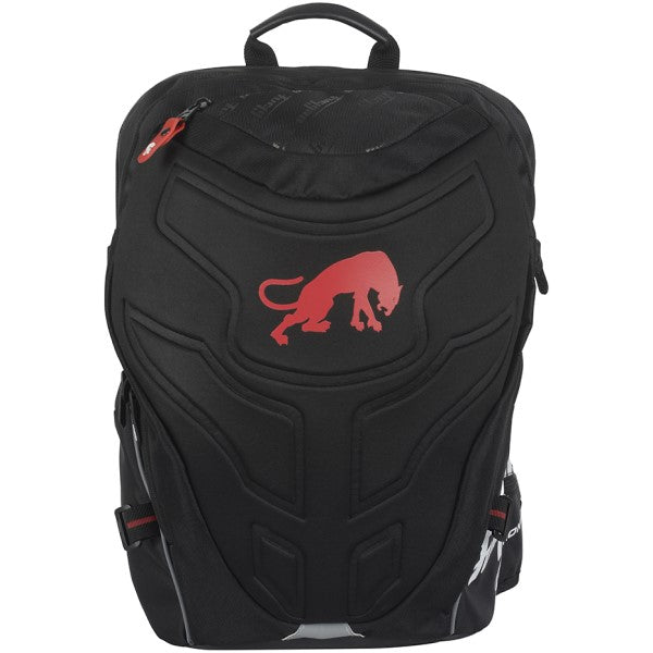 Sac à Dos de Moto Cyclone Noir/Rouge de devant