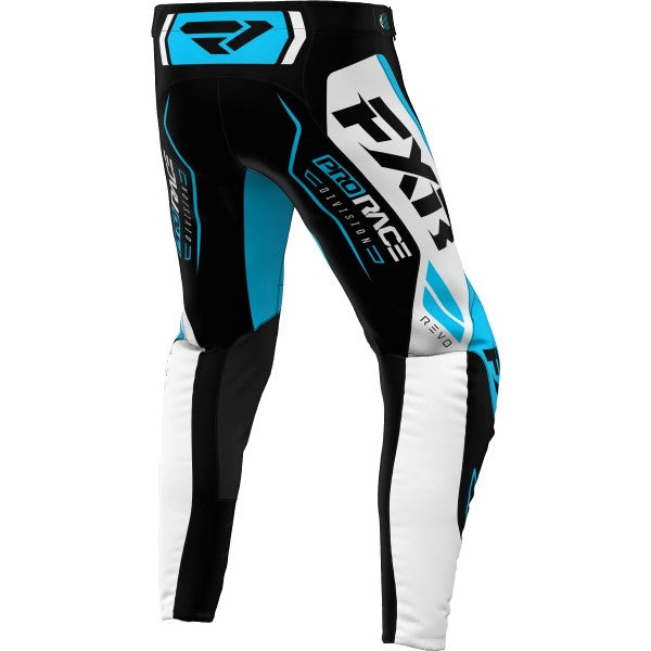 Pantalon de Motocross Revo Alpha Noir/Bleu de dos