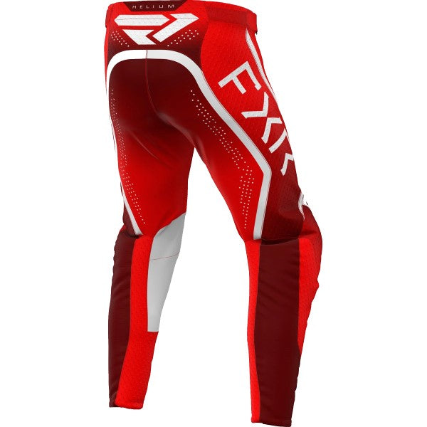 Pantalon de Motocross Helium MX Rouge/Blanc de derrière