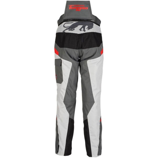 Pantalon de Moto Apalaches Noir/Gris/Rouge de derrière