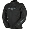 Manteau de Moto Atom Evo Noir de droite