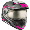 Casque Mission AMS Optic Visière Double Électrique Rose