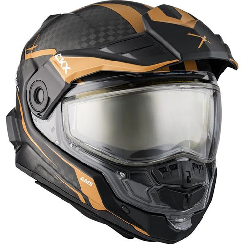 Casque Mission AMS Fury Carbon Visière Double Électrique Copper