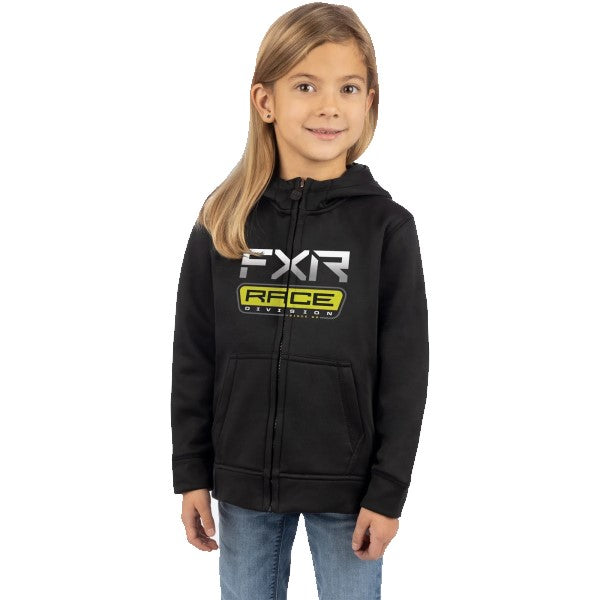 Coton Ouaté Race Division Tech FXR Enfant Noir/Jaune