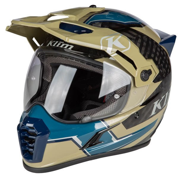 Casque Aventure de Moto Krios Pro Olive, côté droit