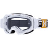 Lunette de Motocross Prime FXR blanc et or