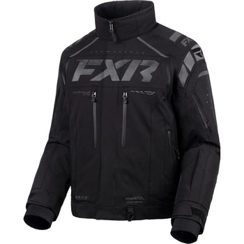 Manteau de Motoneige Adrenaline FX 2-en-1 Noir/Gris de face